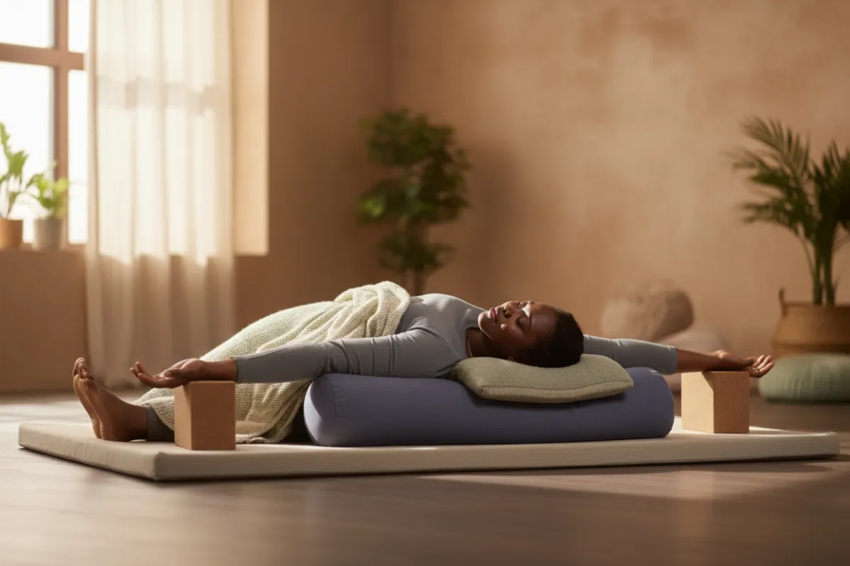 Restorative yoga practice