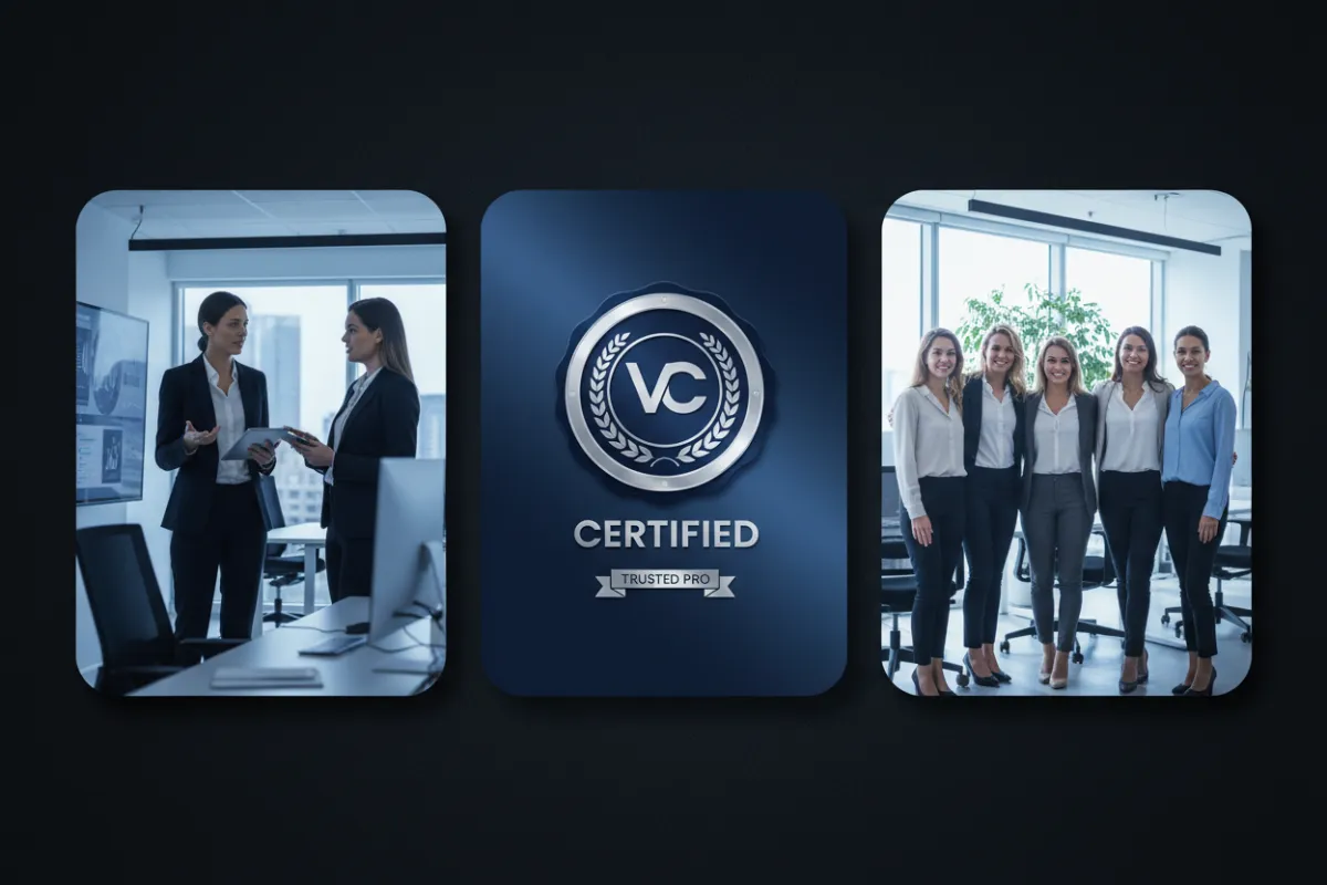 Certified Professionals and Trust Badges