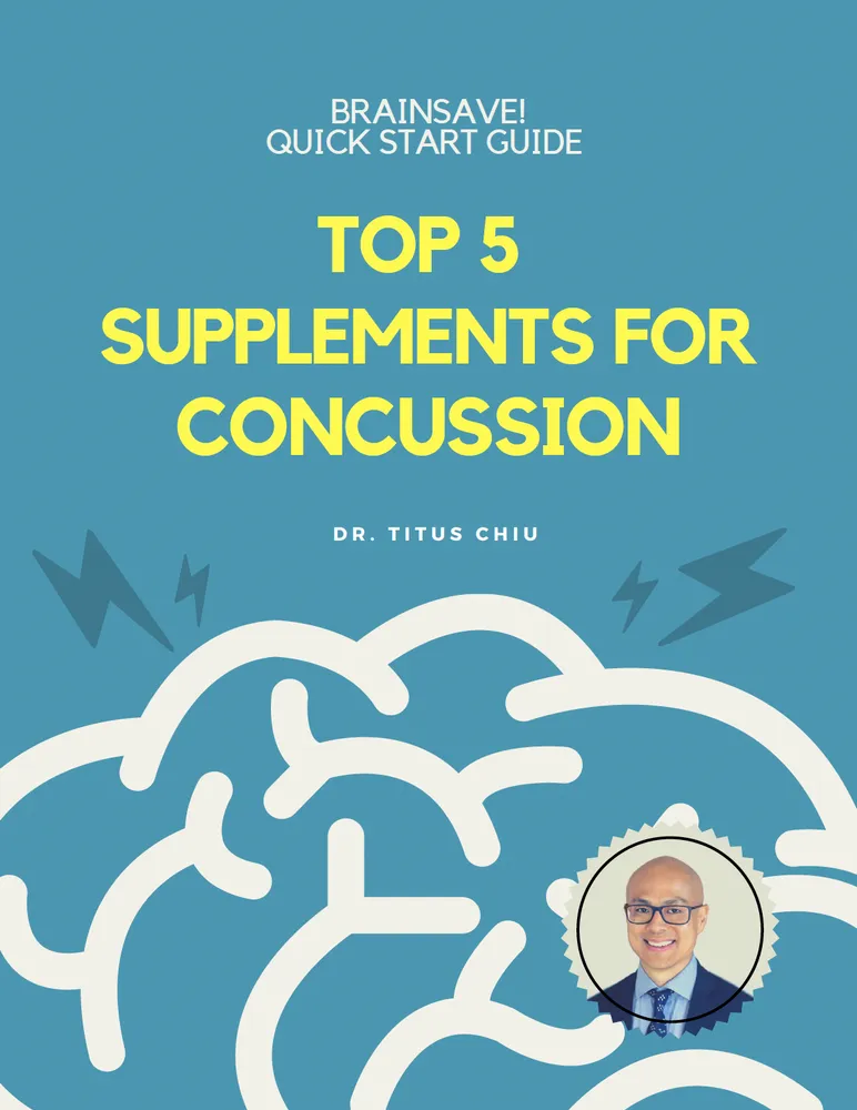 Top 5 Supplements for Concussion Book Cover