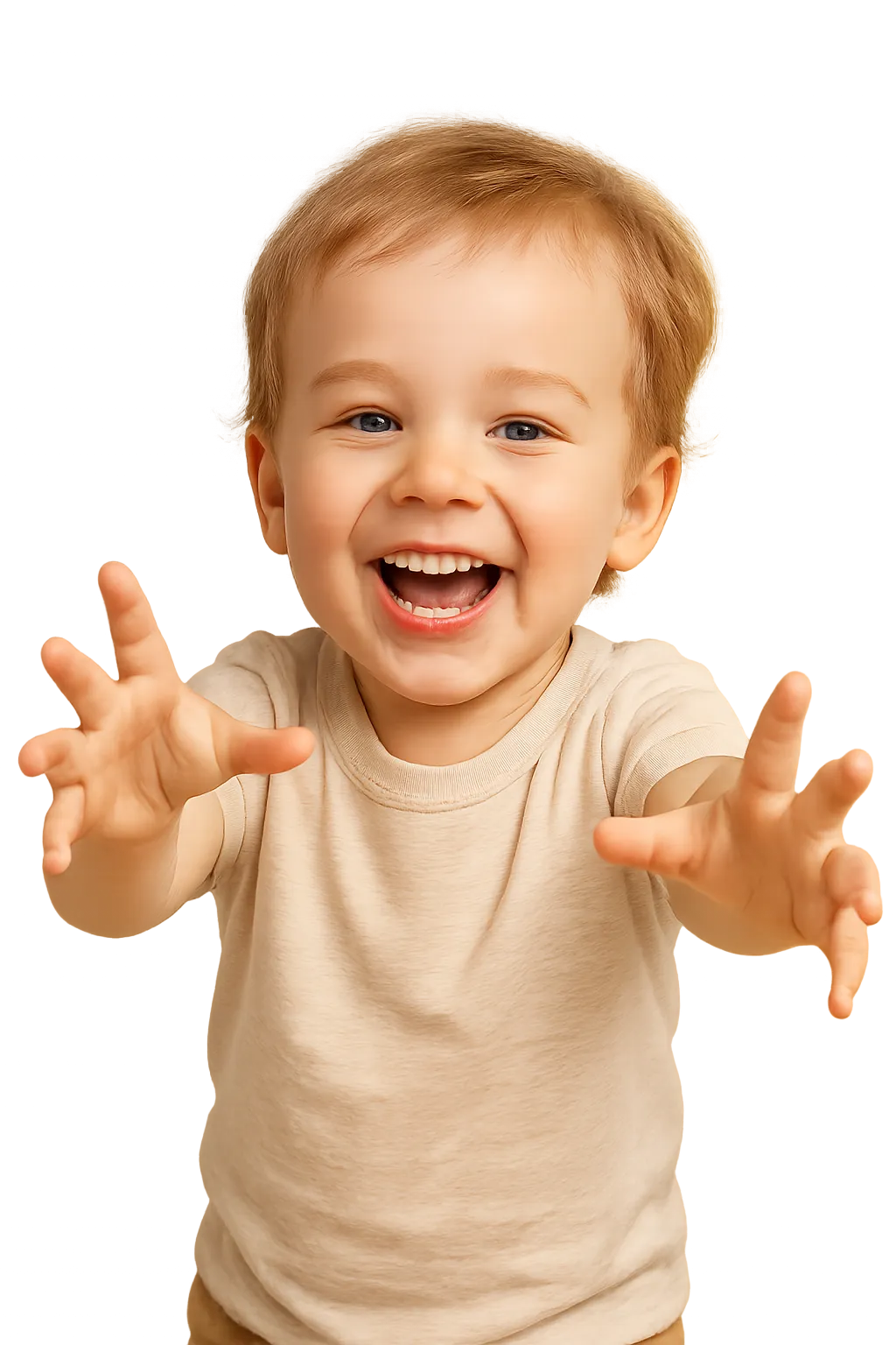 Portrait of a smiling preschool teacher conveying calm professionalism