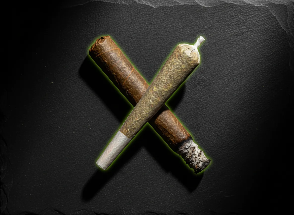 Macro photography of premium pre-rolls and blunts