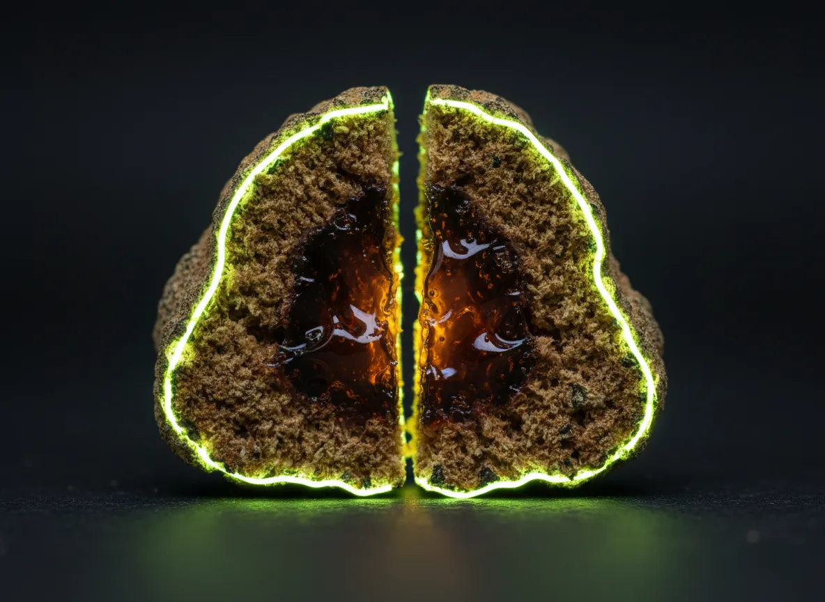 Macro photography of THCA moon rocks