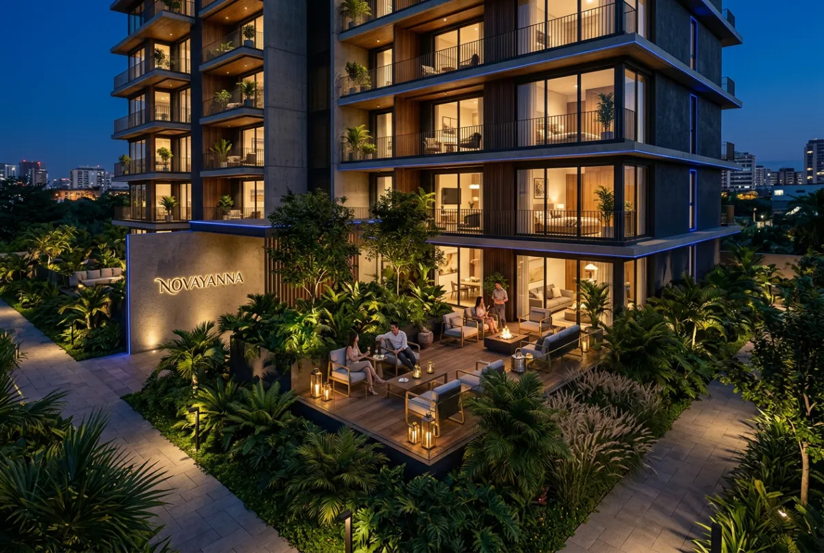 Apartamentos modernos de renta corta Novayanna