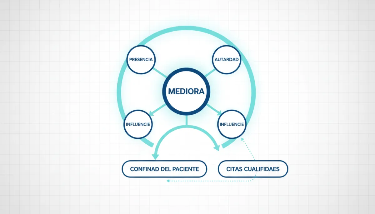 Diagrama del Sistema Autoridad Médica mostrando el flujo de confianza y posicionamiento ético