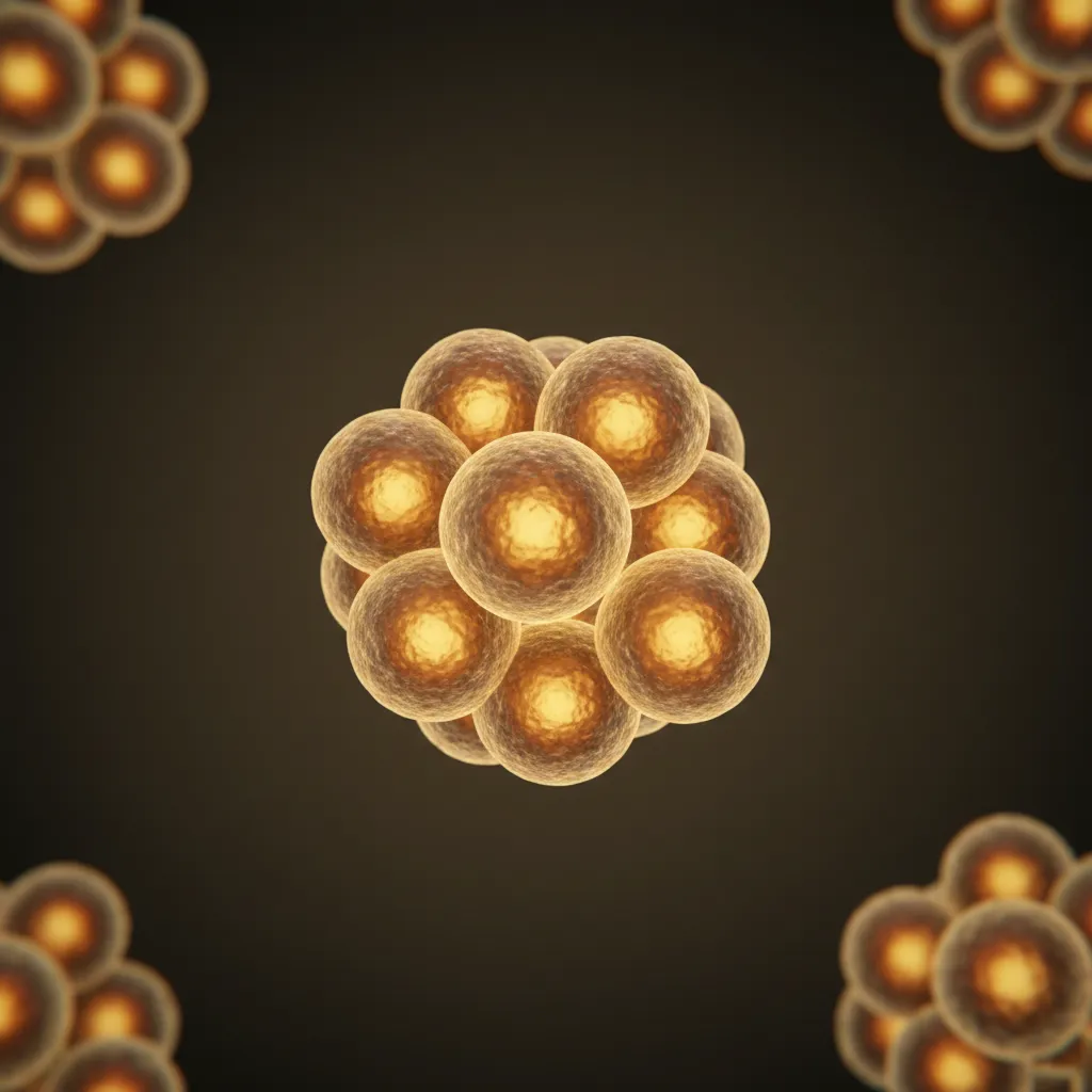 Biological recycling and immune system science illustration