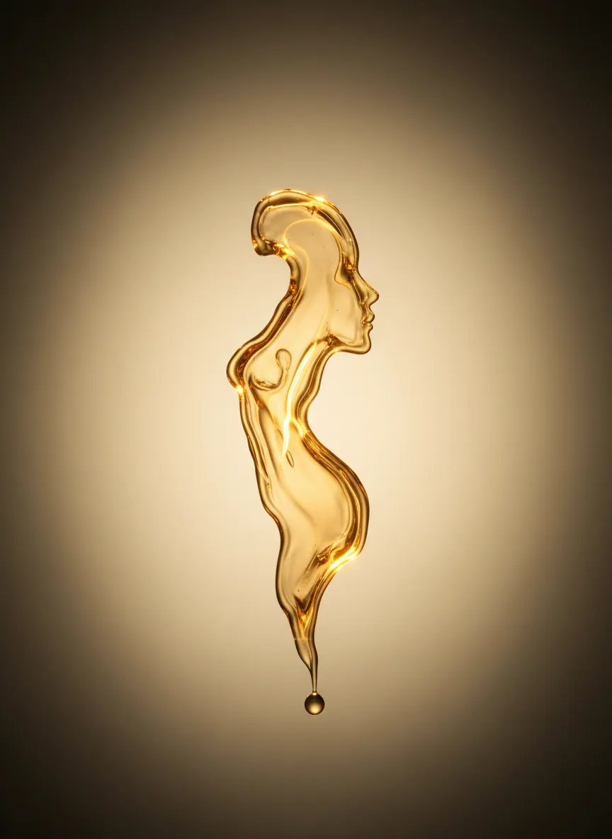 Atmospheric gold-toned silhouette representing vitality