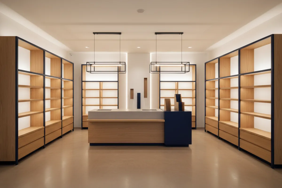 Professional commercial fit-out environment
