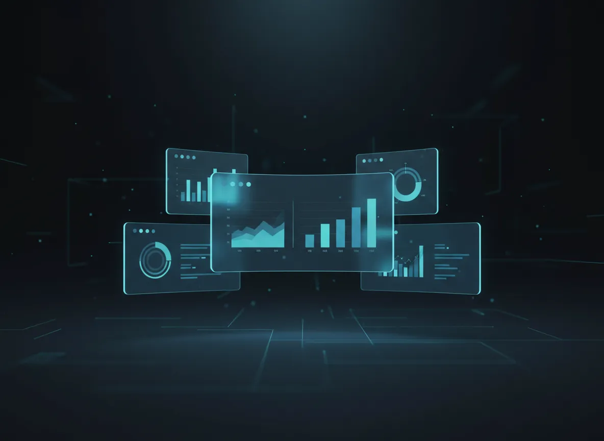 AI-powered professional business website dashboard preview