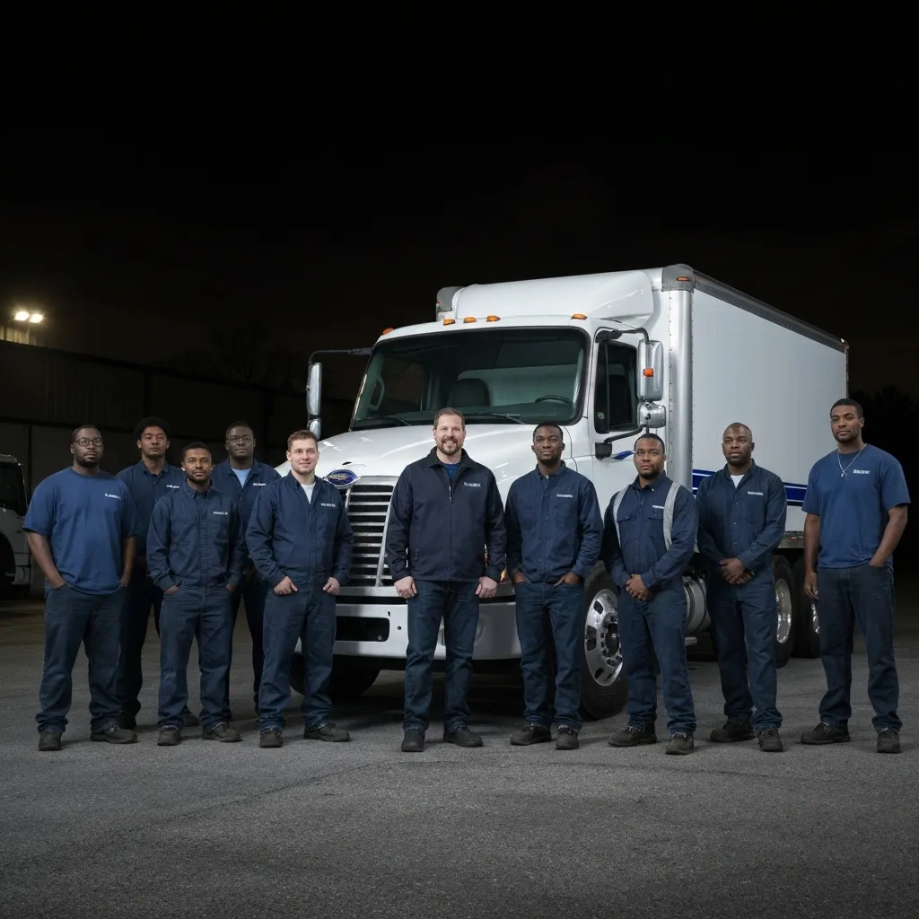 ACE CDL Training Instructor working with students
