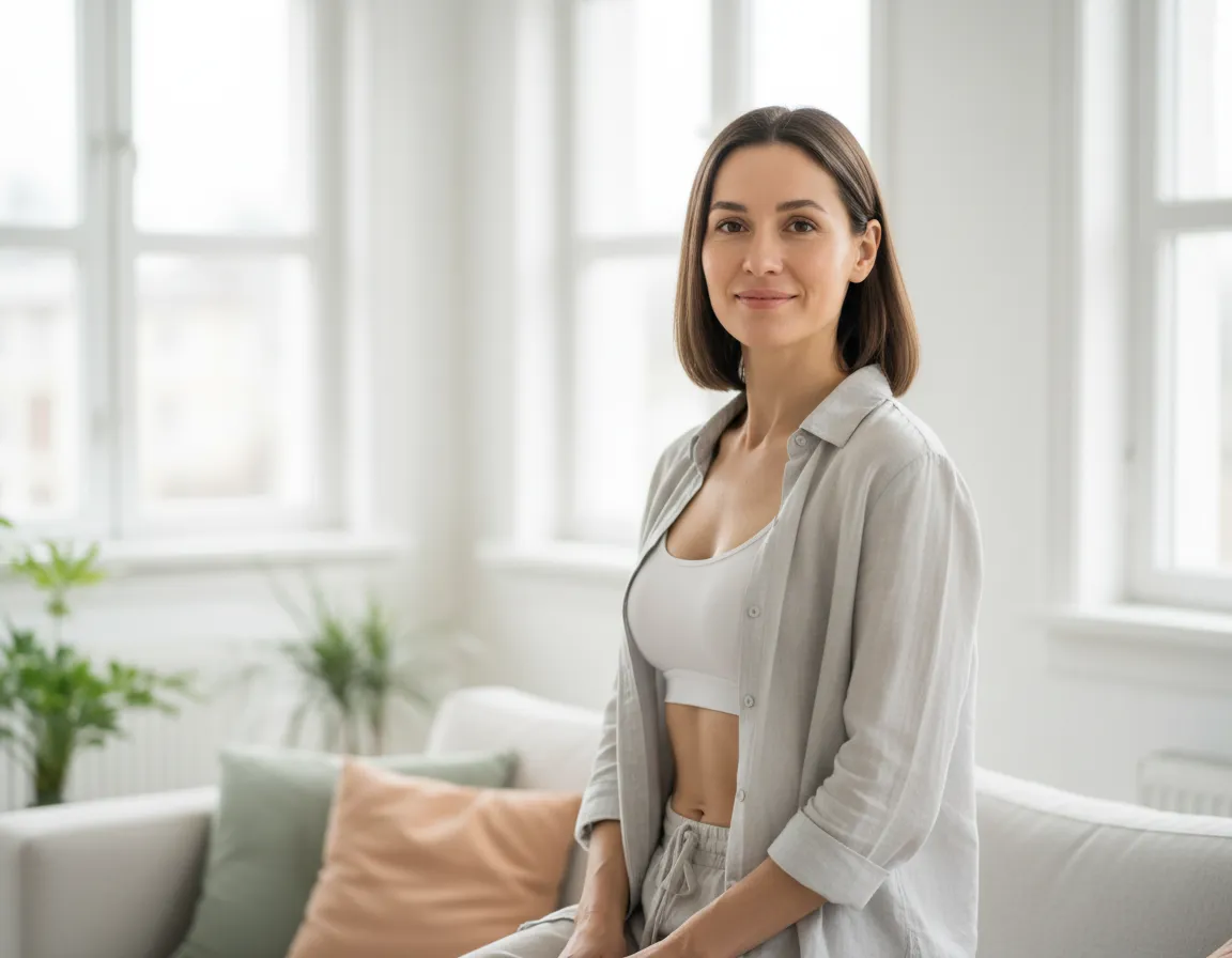 After natural weight loss transformation