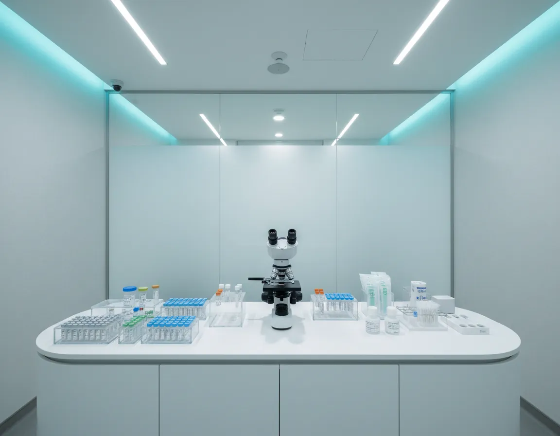 Ambiente médico de exames preventivos