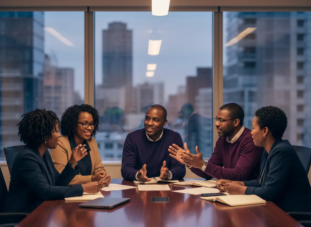 Nonprofit leaders connecting at The Black Nonprofit Con
