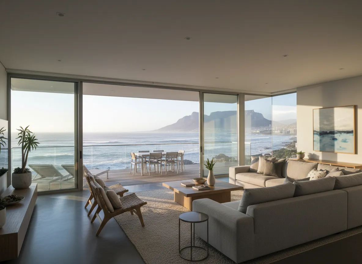 Short-term rental property with ocean view