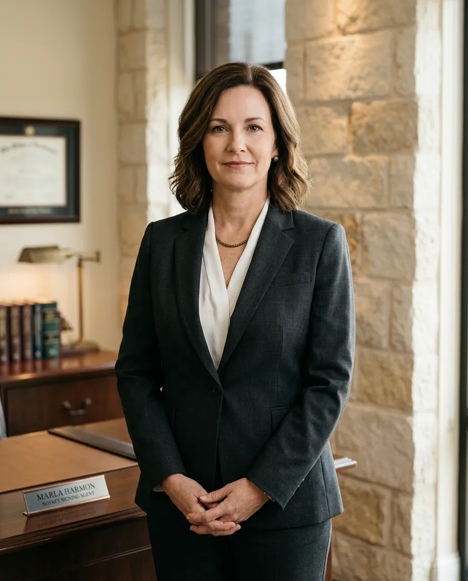 Marla Harmon, Certified Notary Signing Agent and Founder of Granite Notary