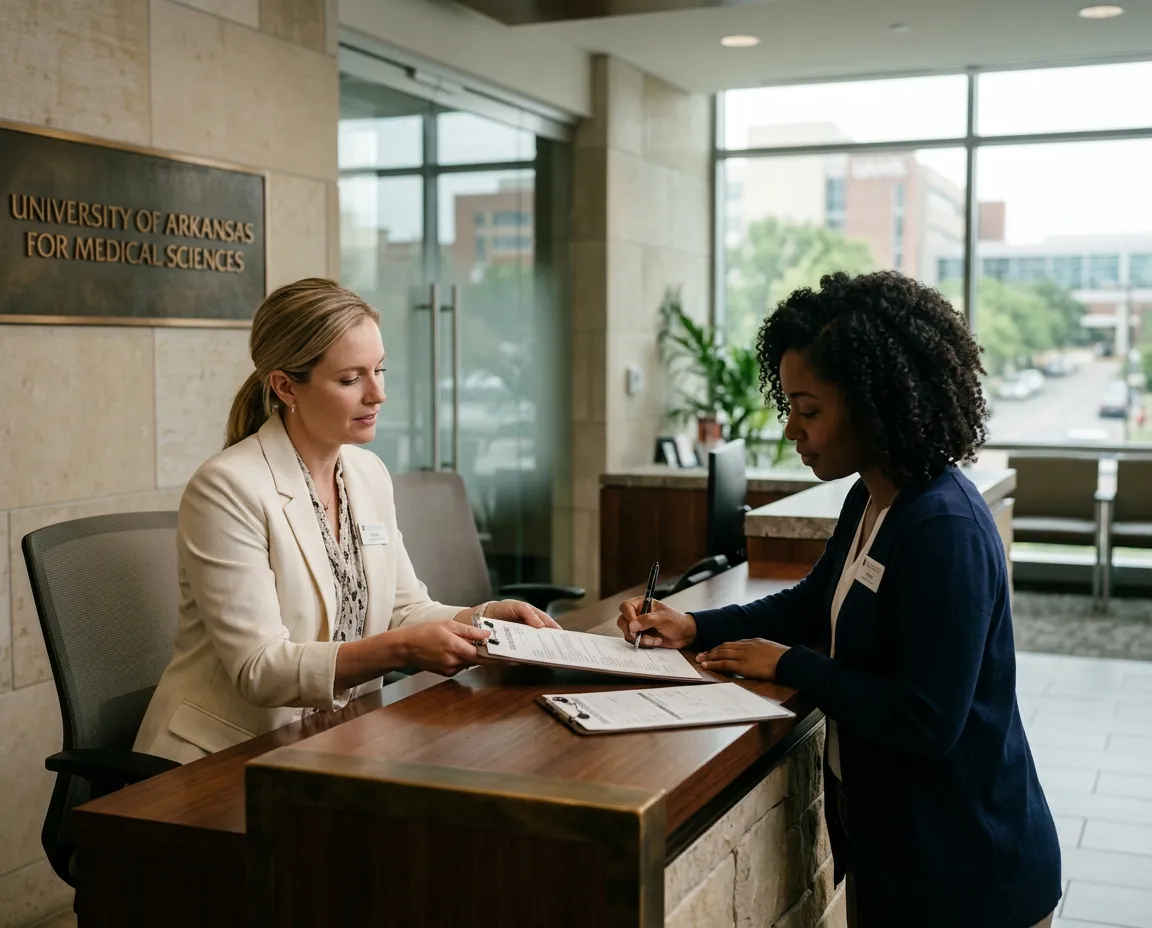 Professional healthcare document signing consultation near UAMS Little Rock