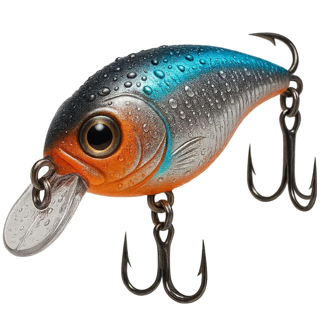 Hyper-detailed macro cutout of the Peajig lure