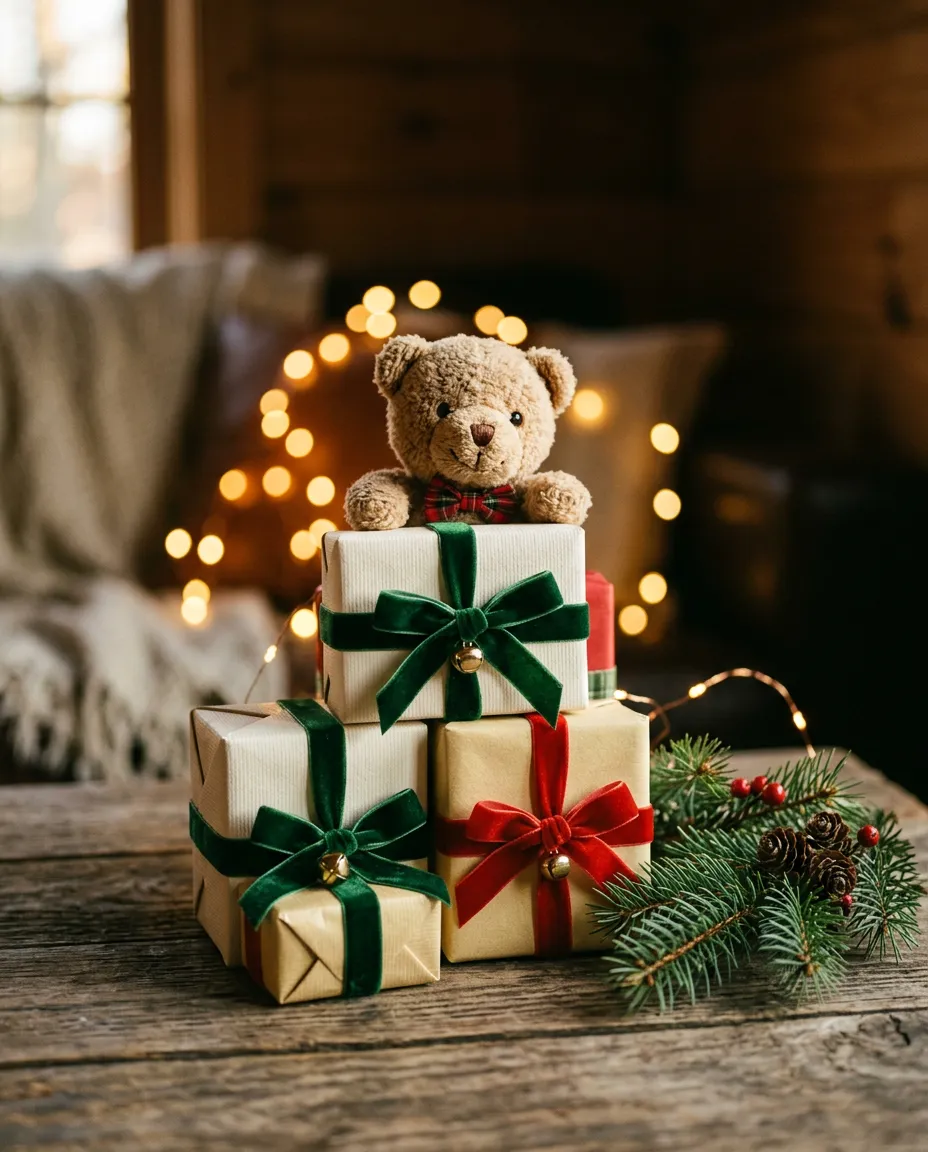 Cozy Christmas gifts for kids under twinkle lights