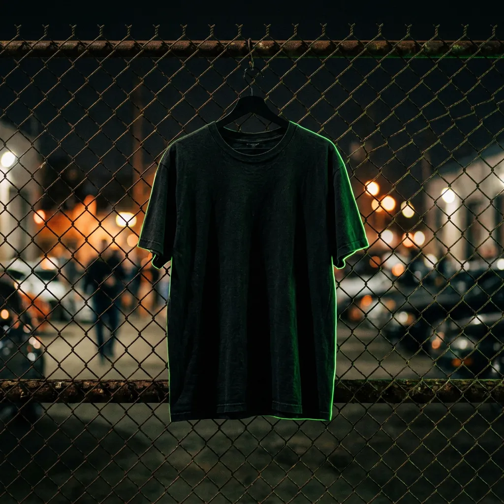 Silhouette of upcoming straight axle gasser heavy cotton tee