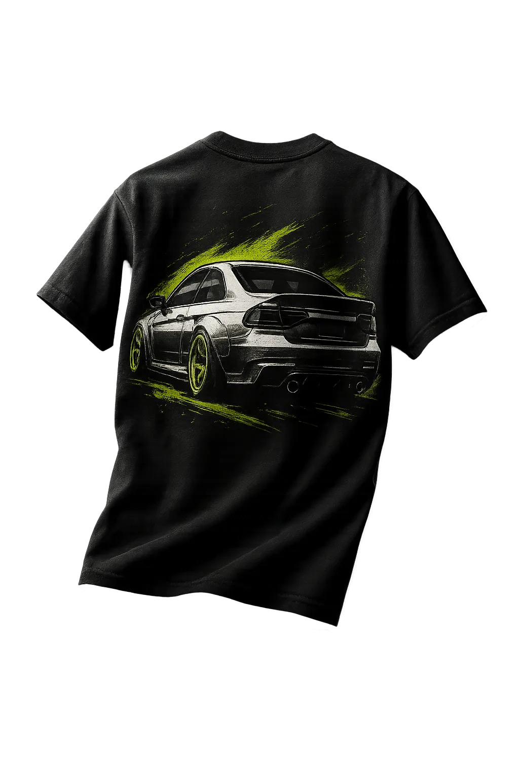 Deviant Style Respect Your Elders Heavyweight Vintage Car Graphic T-Shirt Cutout