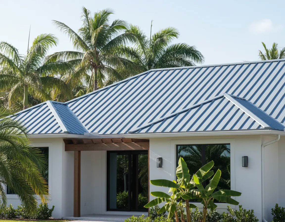 Metal roof project in Southwest Florida