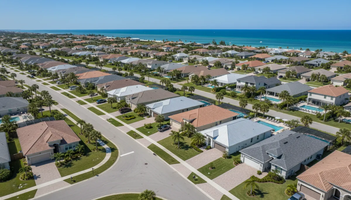 Southwest Florida home with new metal and tile roofing by Reedy Roofing