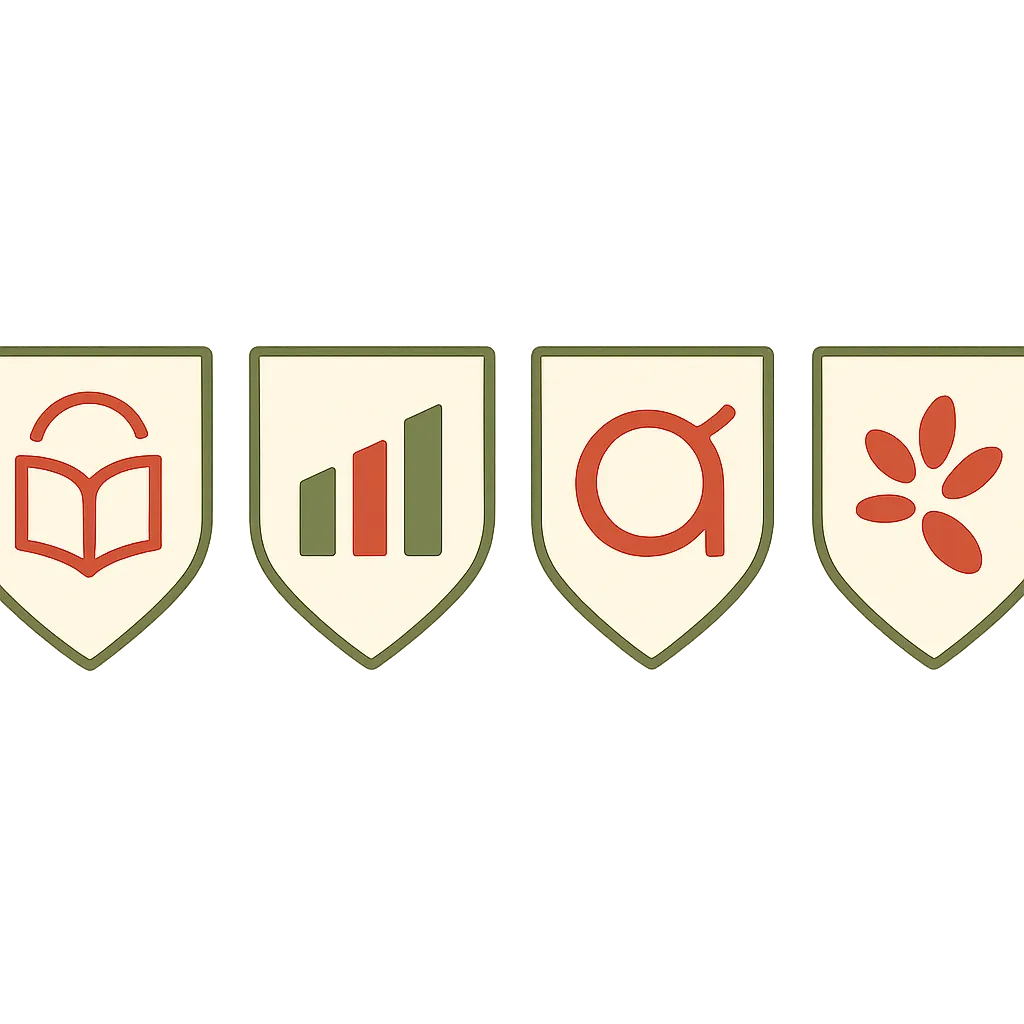 Badges des organismes de financement FAFCEA, OPCO