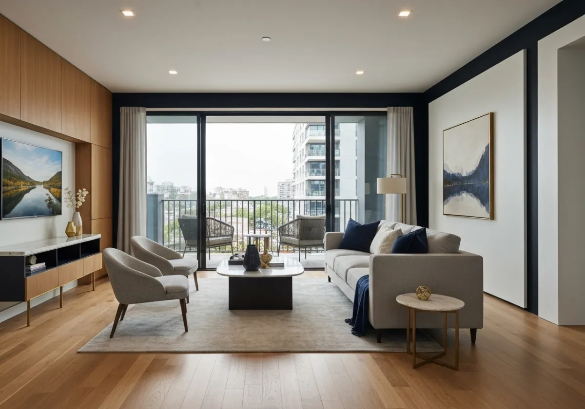 Fully renovated high-end home exterior