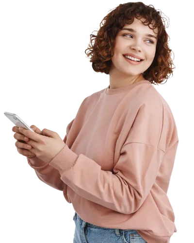 Mujer sonriendo