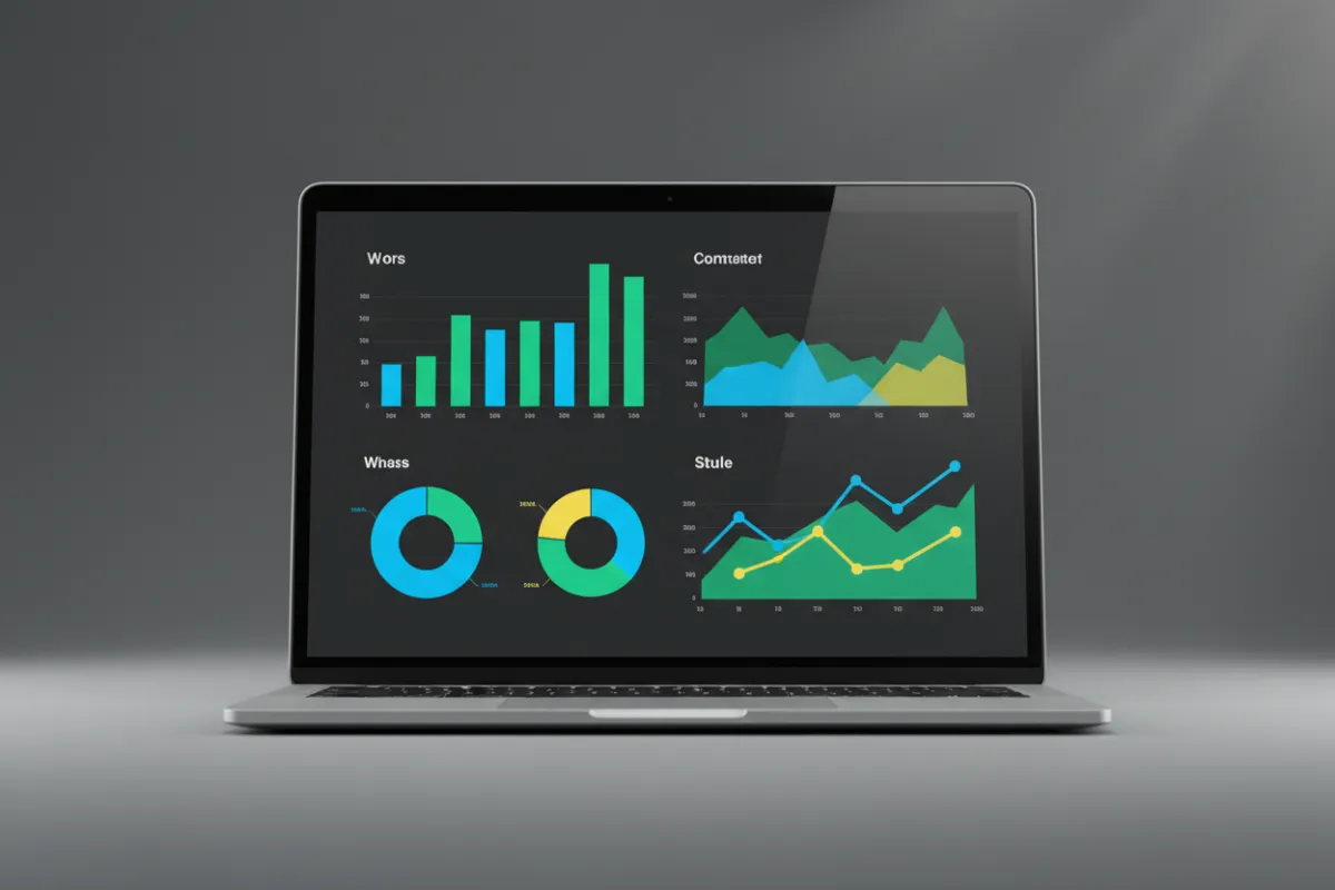 A flat lay of printed business templates, a tablet showing a video tutorial, and a stack of onboarding checklists, all arranged on a white table. The scene includes a pen, a pair of glasses, and a cup of tea, with soft natural light and a clean, professional look.