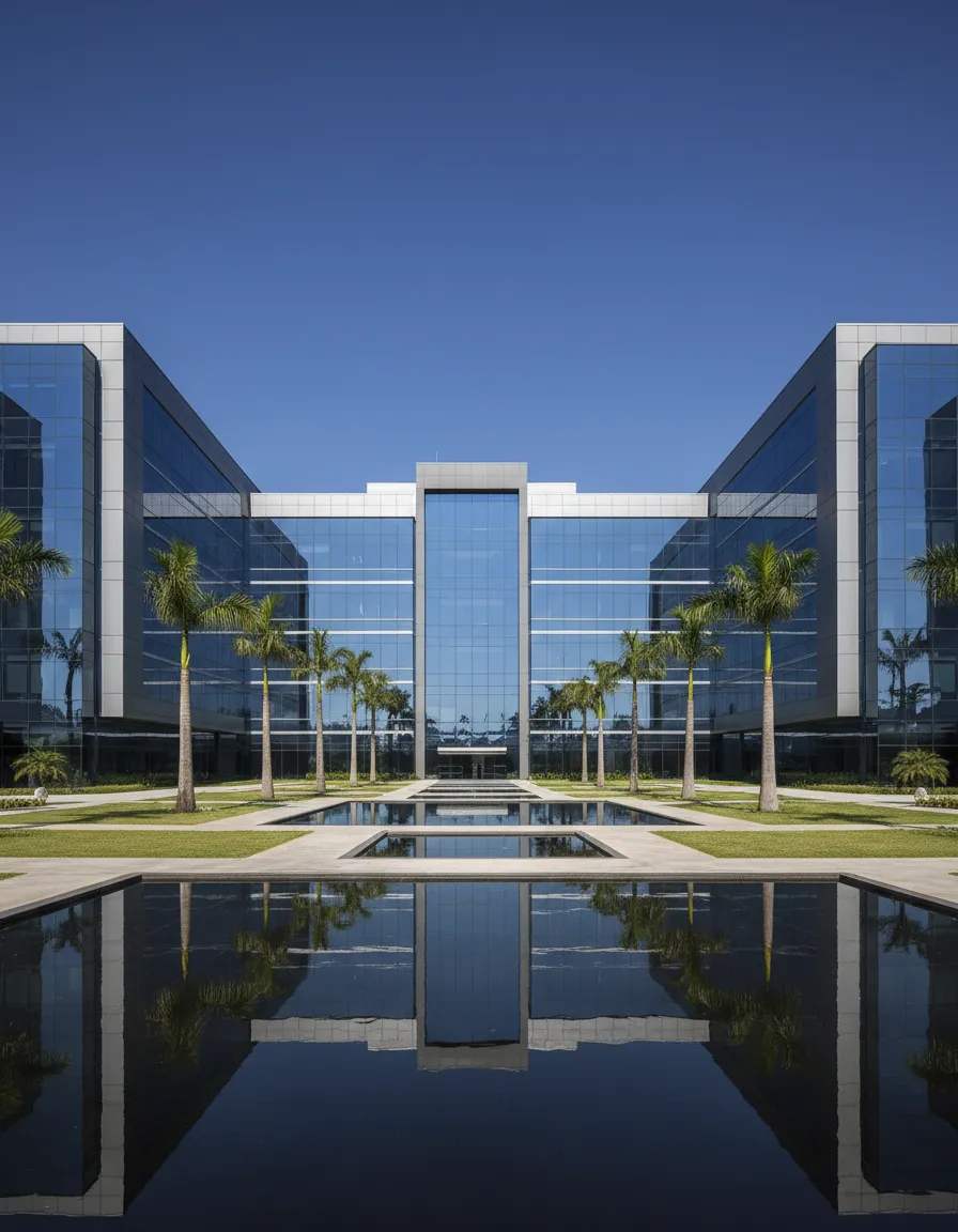Sede corporativa moderna da GR Sete Veículos em Aparecida de Goiânia