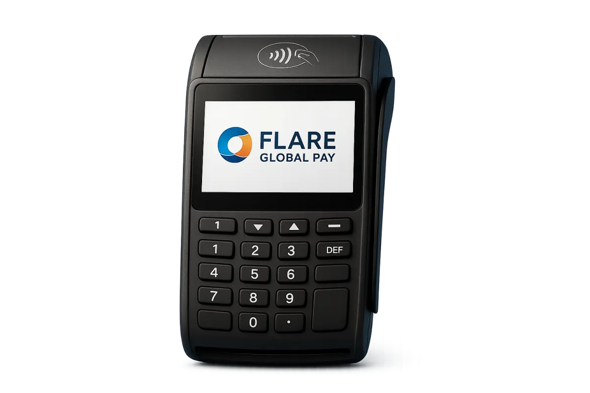 Flare Global Pay terminal interface