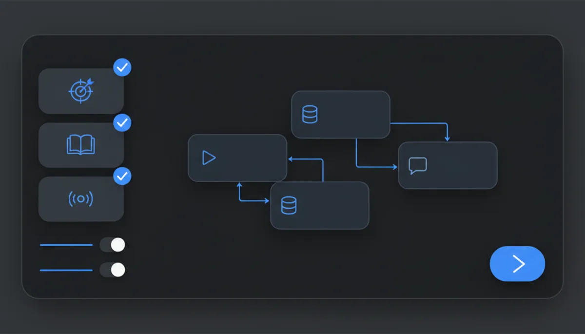 No-code agent builder interface for I am Forge AI