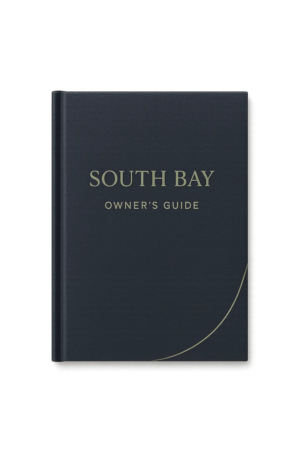 South Bay Owner's Guide 3D Book Mockup
