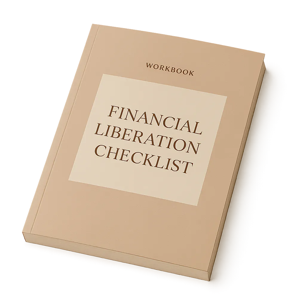 Financial Liberation Checklist Workbook Mockup