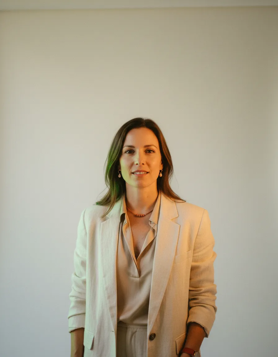 Warm professional portrait of the guide