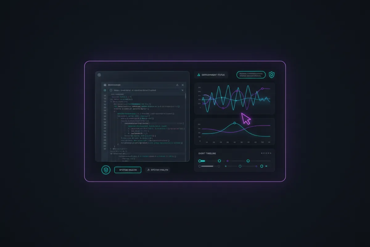 Automated deployment monitoring console
