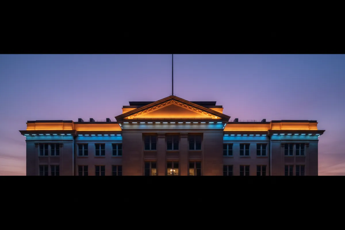 Municipal permanent lighting