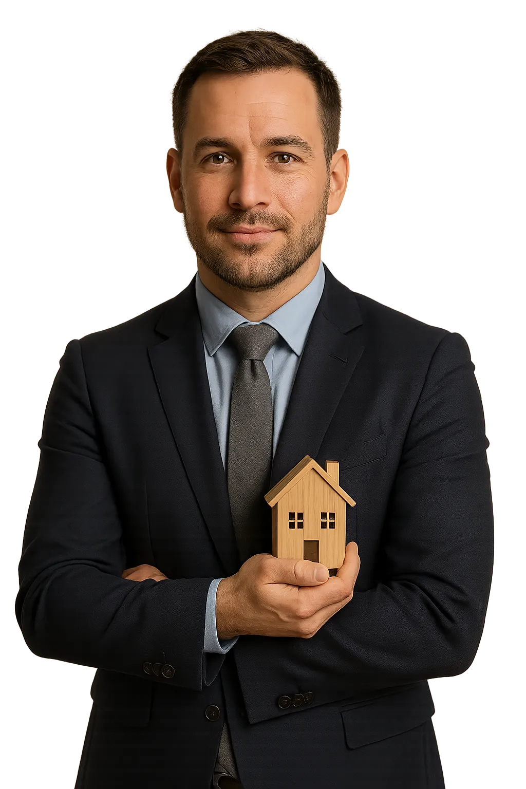 Portrait of a confident mortgage broker