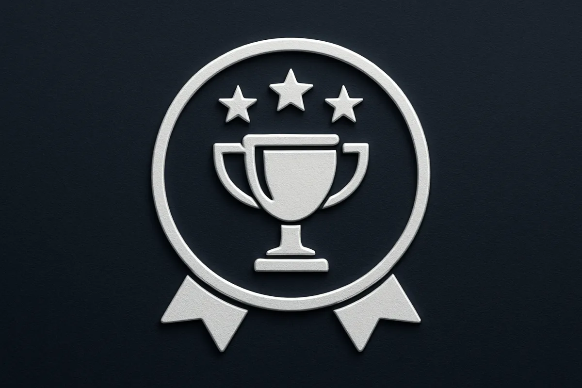 Industry award badge