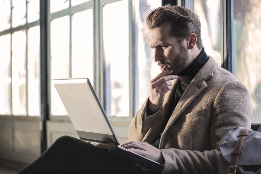 Stressed business owner