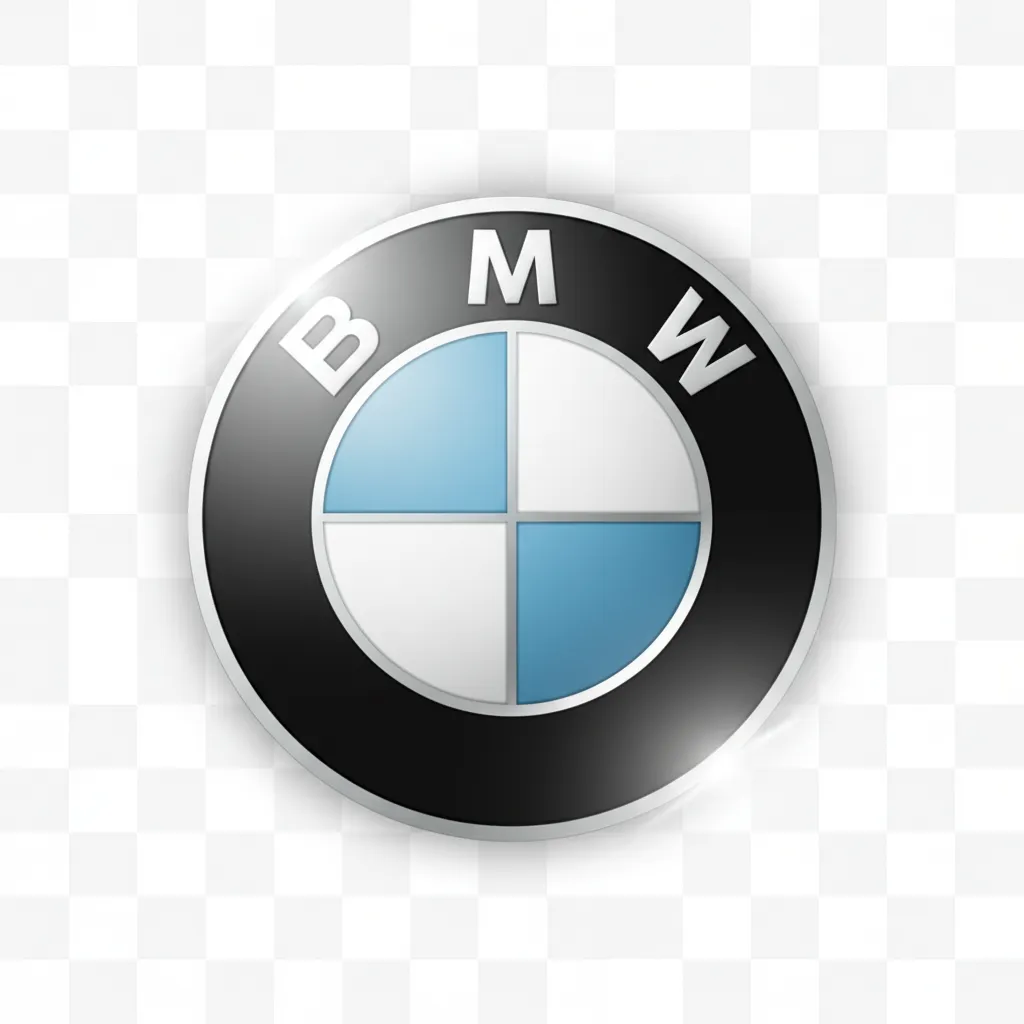 BMW logo — transparent background.