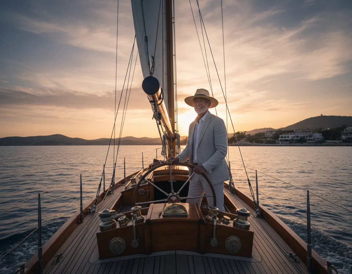 A relaxed individual enjoying a hobby, representing financial liberty