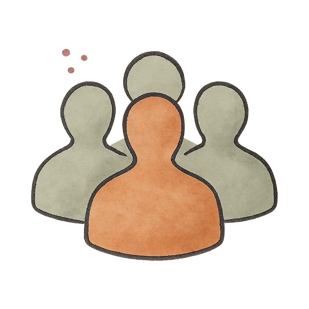 Icon representing community support