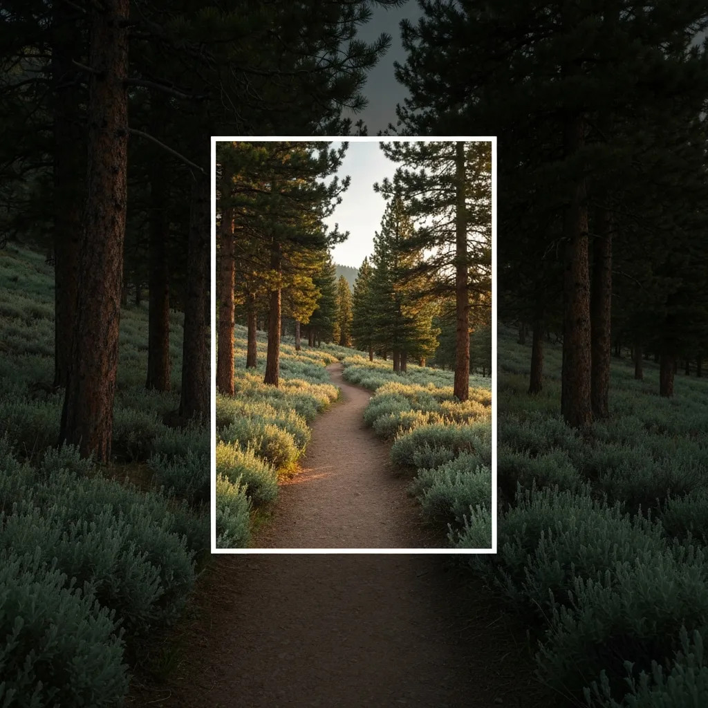 Hidden hiking trail near Heber