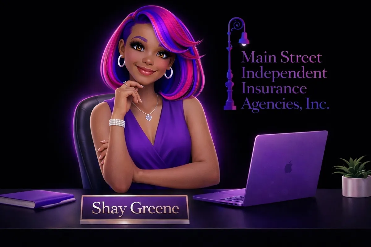Shay Greene 3D character graphic