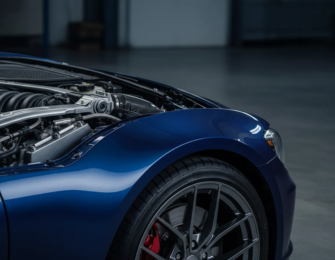 Engine bay and paint enhancement results