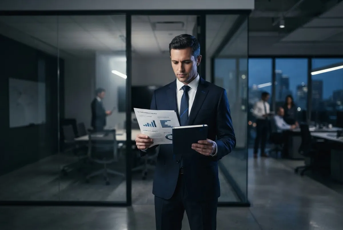 Corporate professional pursuing advanced enterprise-grade specialization and advancement