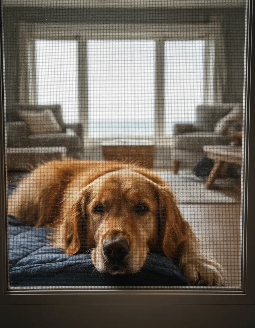 Heavy duty pet resistant screen mesh