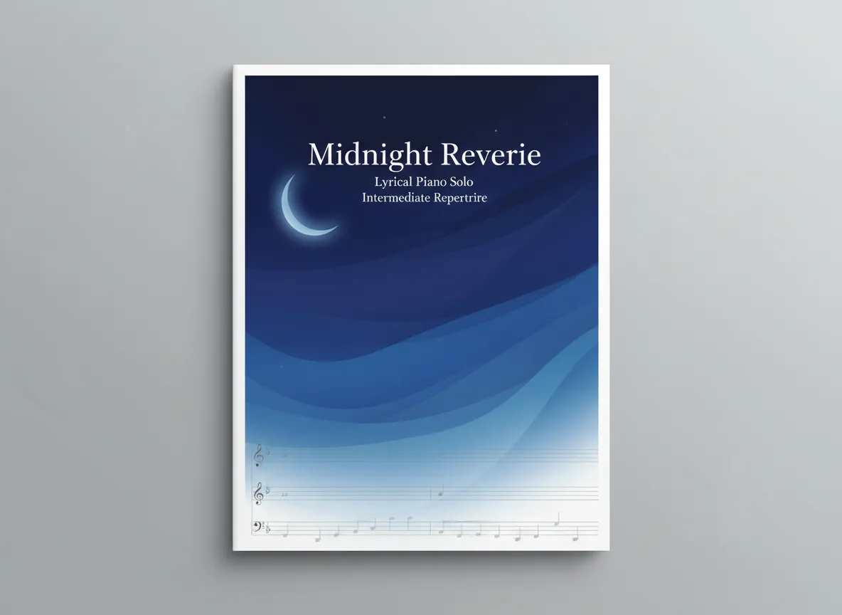 Cover art for lyrical piano solo sheet music