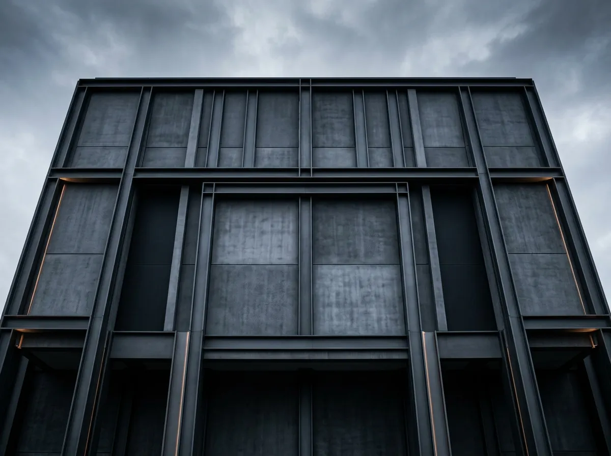 Institutional structural steel facade and disciplined risk protection engineering